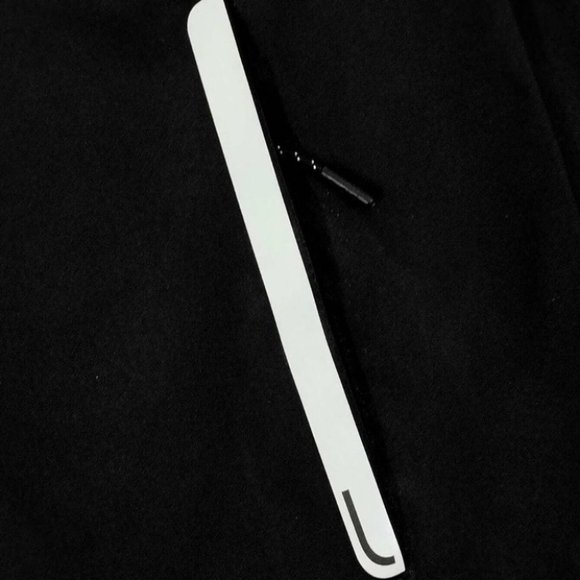 Black Mens Hooded Coat - Picture 4 of 5